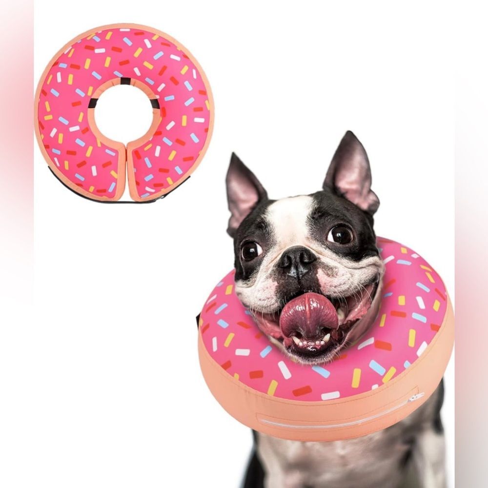 NEWSupet Inflatable Dog Cone Collar Surgery-Size Medium